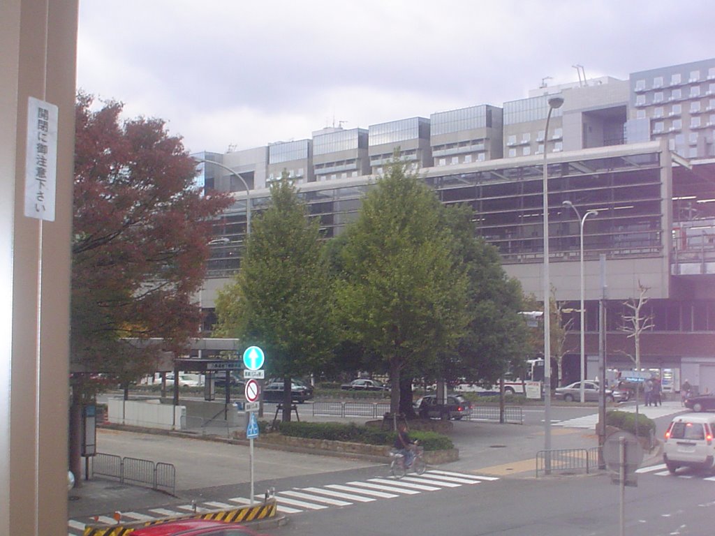 Kyoto Station viewed fron El Inn Kyoto by kruzzhh