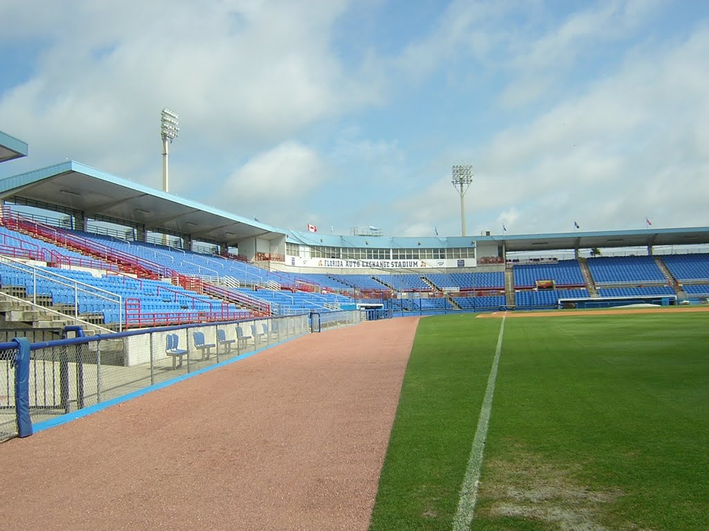 Dunedin Blue Jays - Florida Auto Exchange Stadium by the baseball traveler