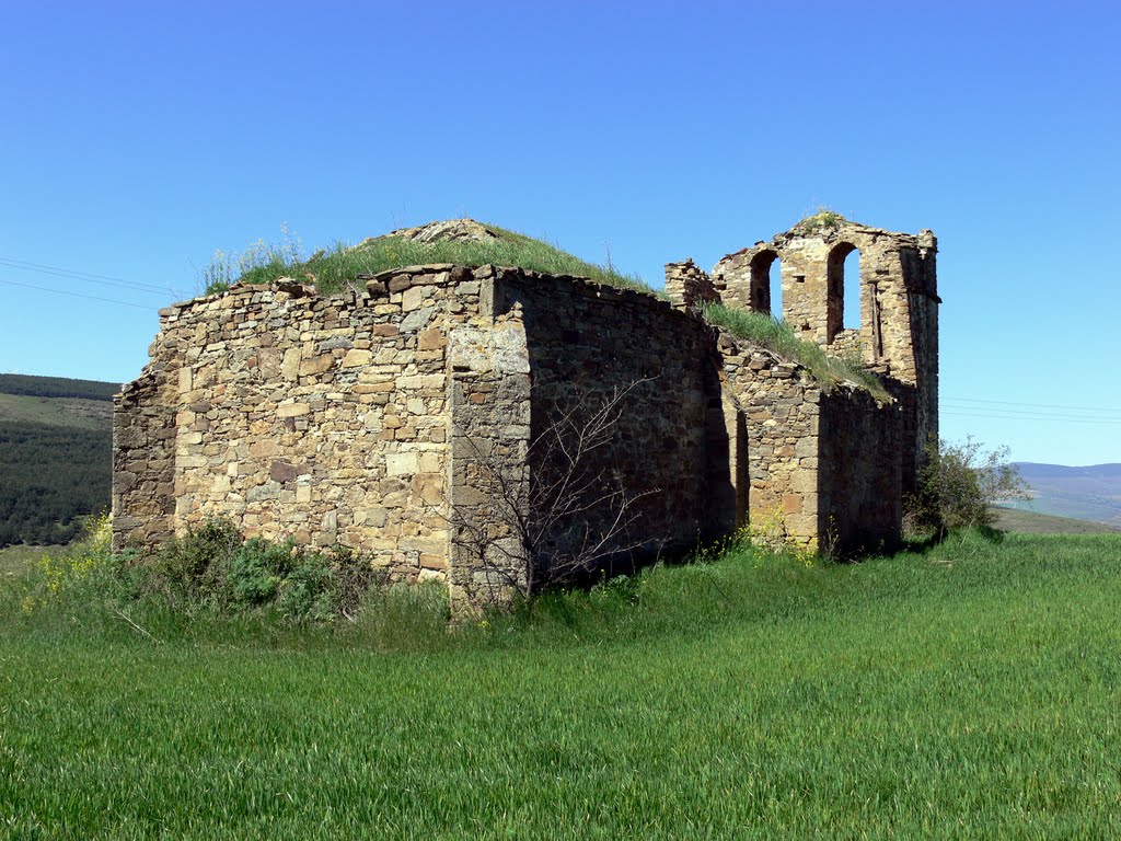 VILLASECA BAJERA (Aldea de Villar del Río-Tierras Altas y El Valle). SORIA. 2010. 03. Ruinas de la iglesia. by Carlos Sieiro del Nido