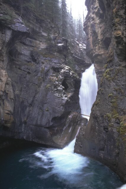 Johnston Canyon, upper falls by ConradT