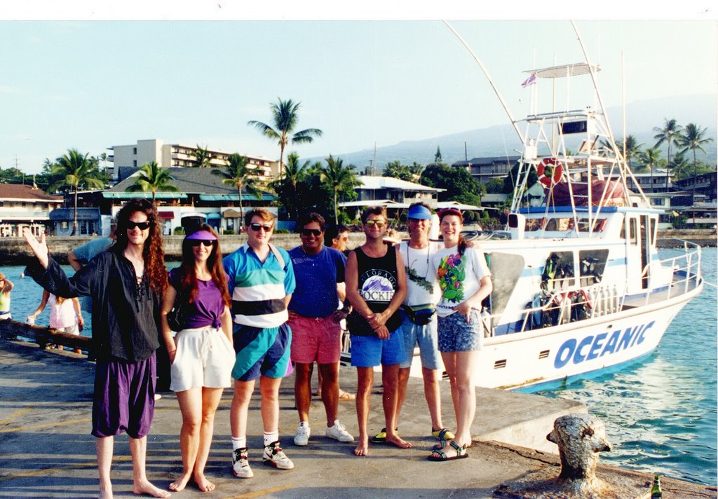 With my dive students by James Anderson