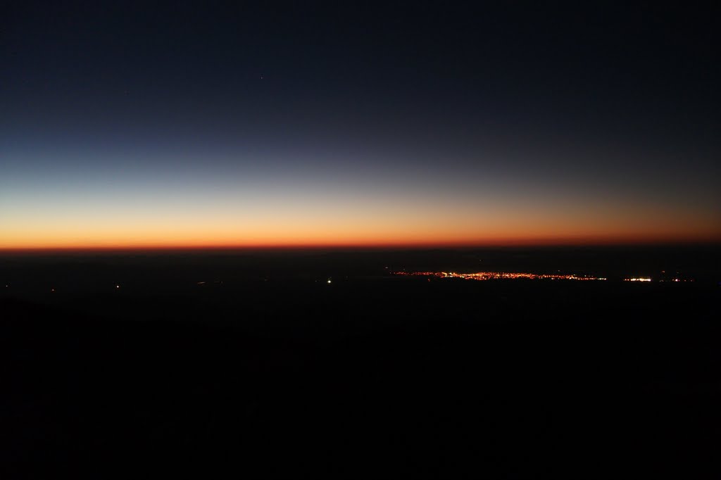 First light over Masterton from Jumbo Hut by BJScelly