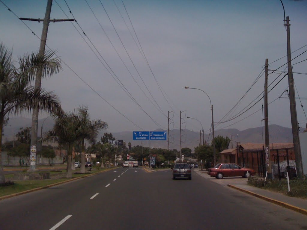 Cruce Av. La Molina y Av. El Corregidor by oscarmanuel