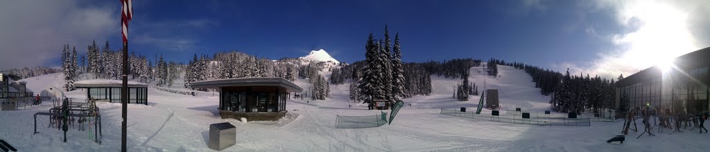 Mt. Hood Meadows in April by KD7EEK