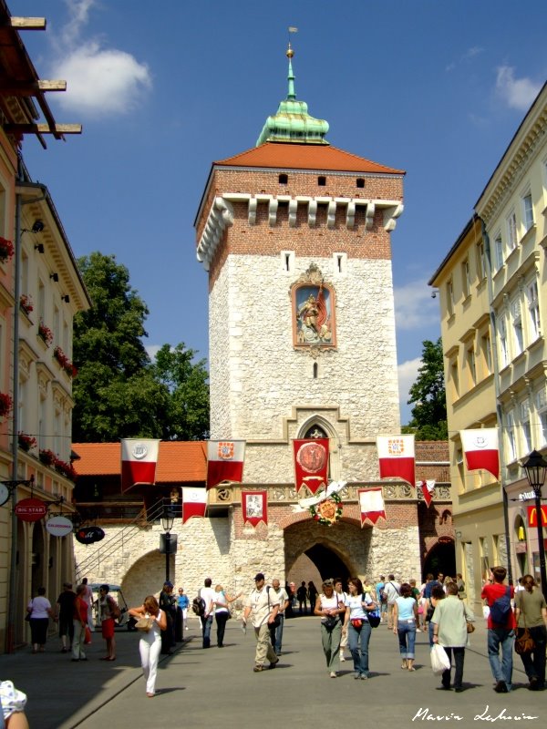 Brama Floriańska (st. Florian gate) by Marcin Lechowicz