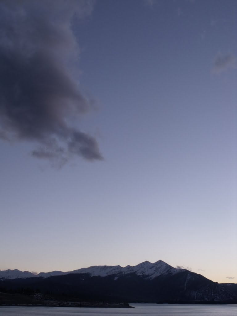 Sunset over Lake Dillon by marmacost7