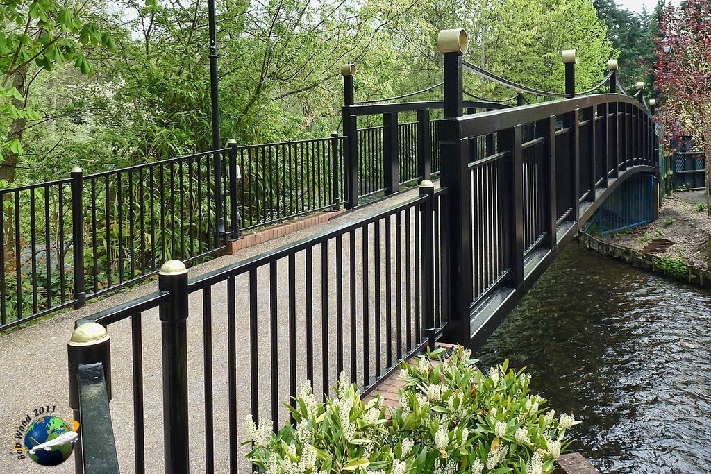 Bridge over the River Wyle, Wilton Carpet Factory by WanderingUK