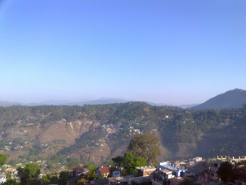 Mountains view from Hotel shikhar, Almora, Uttarakhand by suchitaxaxa