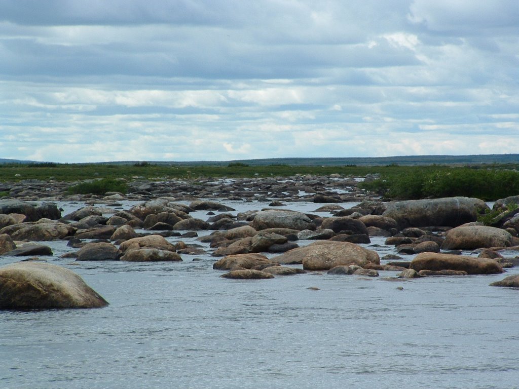 Boulder Valley on Charpentier River by Lester Kovac