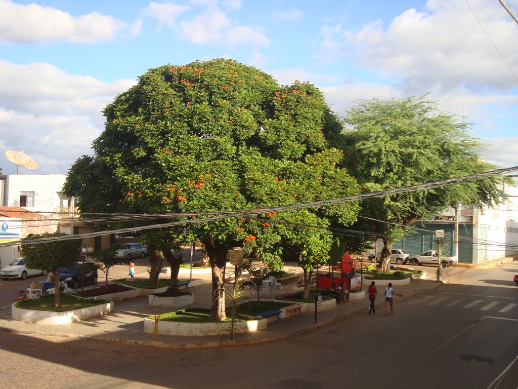 Praça Mario Dourado Sobrinho, conhecida como Praça das Rádios, Irecê, BA - Admirando o Brasil by Admirando o Brasil e o Mundo