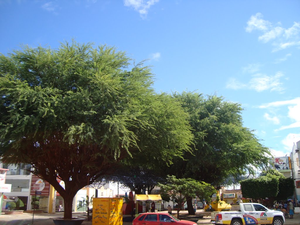 Praça Teotônio Marques Dourado Filho , conhecida como Praça da prefeitura de Irecê - Admirando o Brasil by Admirando o Brasil e o Mundo