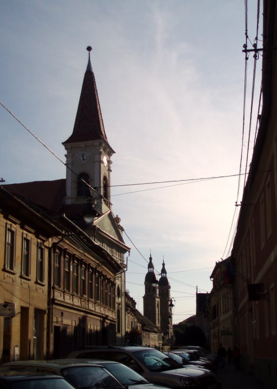 Fleischergasse & Reformierte Kirche & Orthodoxe Kathedrale by eboumans