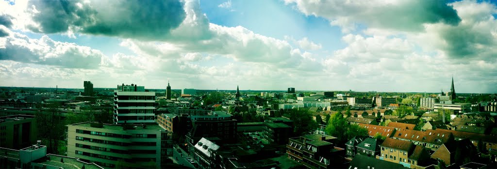 Enschede skyline by Idiotmedia