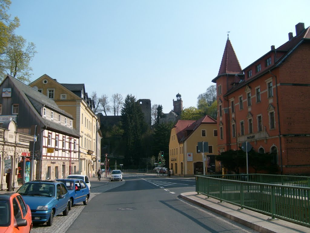 Tharandt Burgruine, Postamt by Andreas Schumann