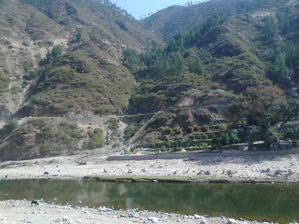 Closer to River Kosi enroute Nainital by suchitaxaxa