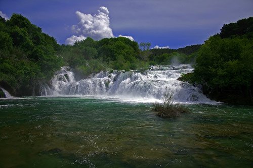 Krka - Wasserfälle by Matthias Bruckschloe…