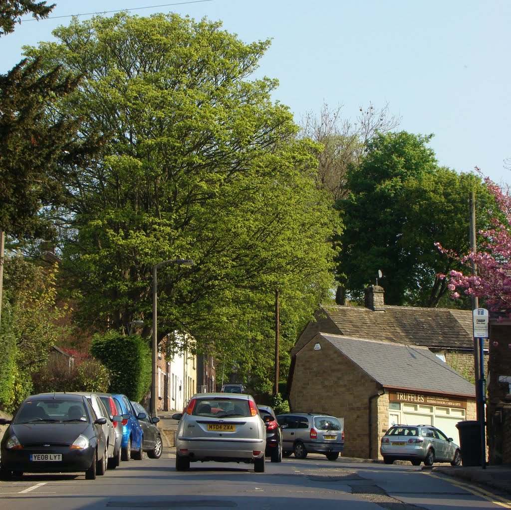 Looking due north east up Brookehouse Hill, Fulwood, Sheffield S10 by sixxsix