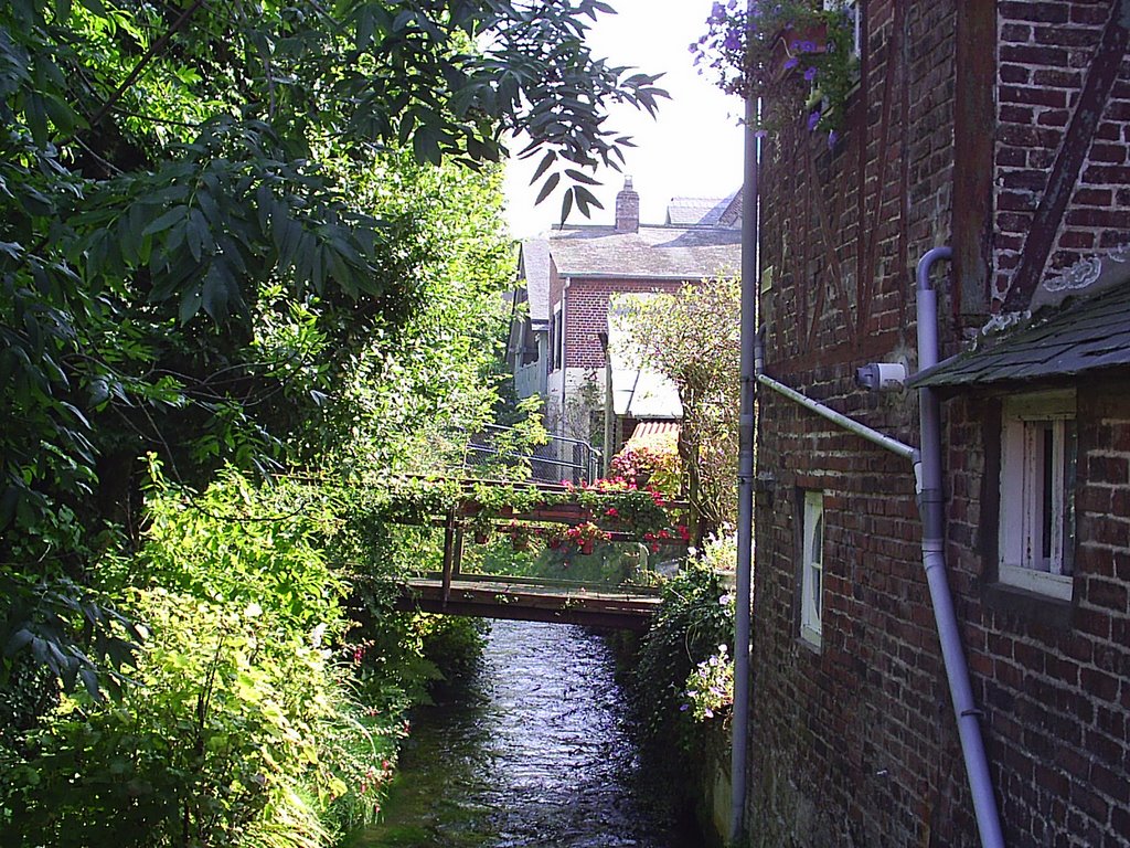 Veules-les-Roses: Water Mills by Guy de Valk