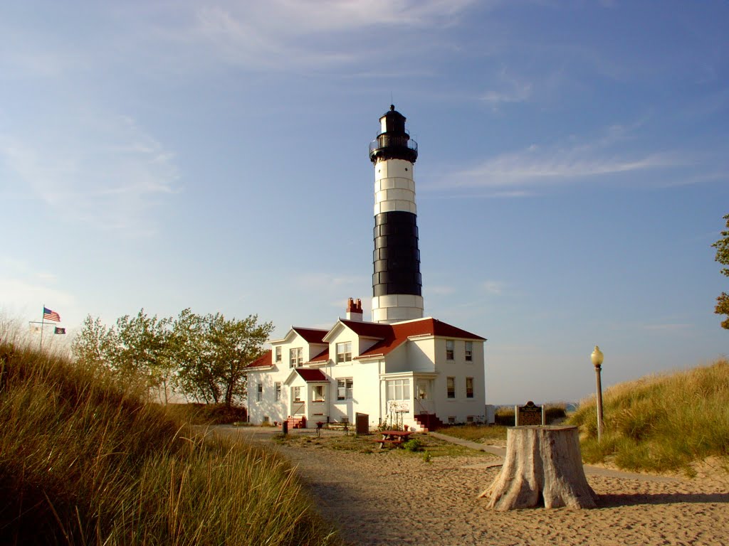 Big Sable Lighthouse, '1867' (Ludington State Park, MI) by Juan234