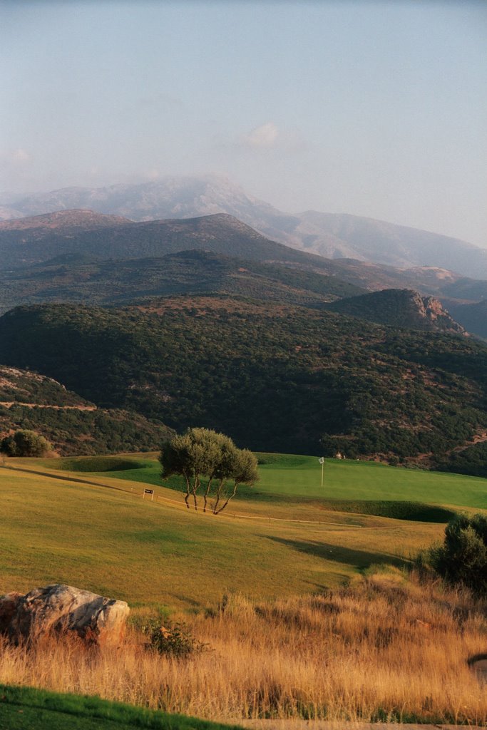 Hole No 11 - The Crete Golf Club with perfect views to Lassithi Mountains by Dieter Hoffmann