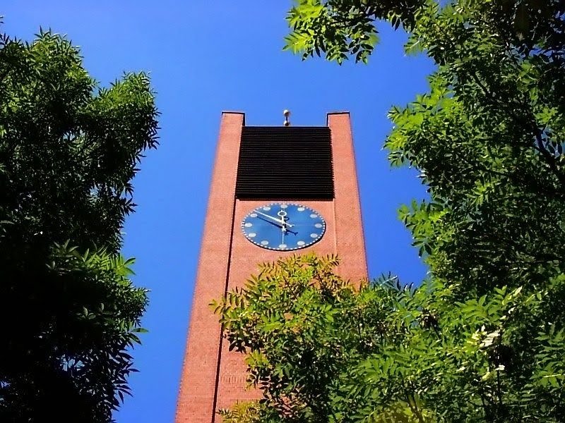 ST. Monica Kirche (Perlach) Glockenturm. Kościół św. Moniki na Perlachu. Dzwonnica by marmarecki