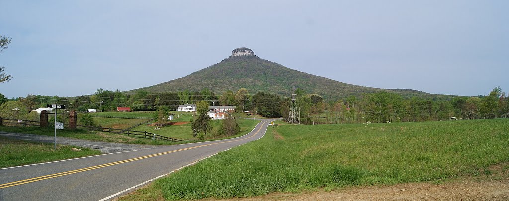 View Of Pilot Mtn. From A Few Miles Away by JDerickP