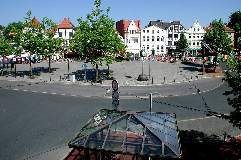 Marktplatz in Kamen - Blick aus dem Hotel Rieder. Foto: TW by Kamener