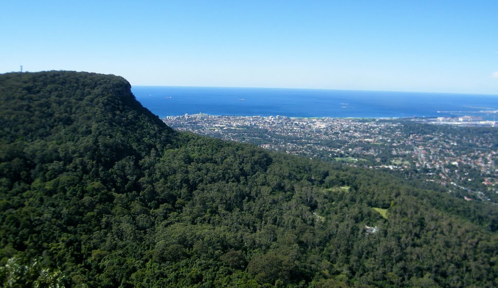 Mt Keira & Wollongong by Alan Farlow