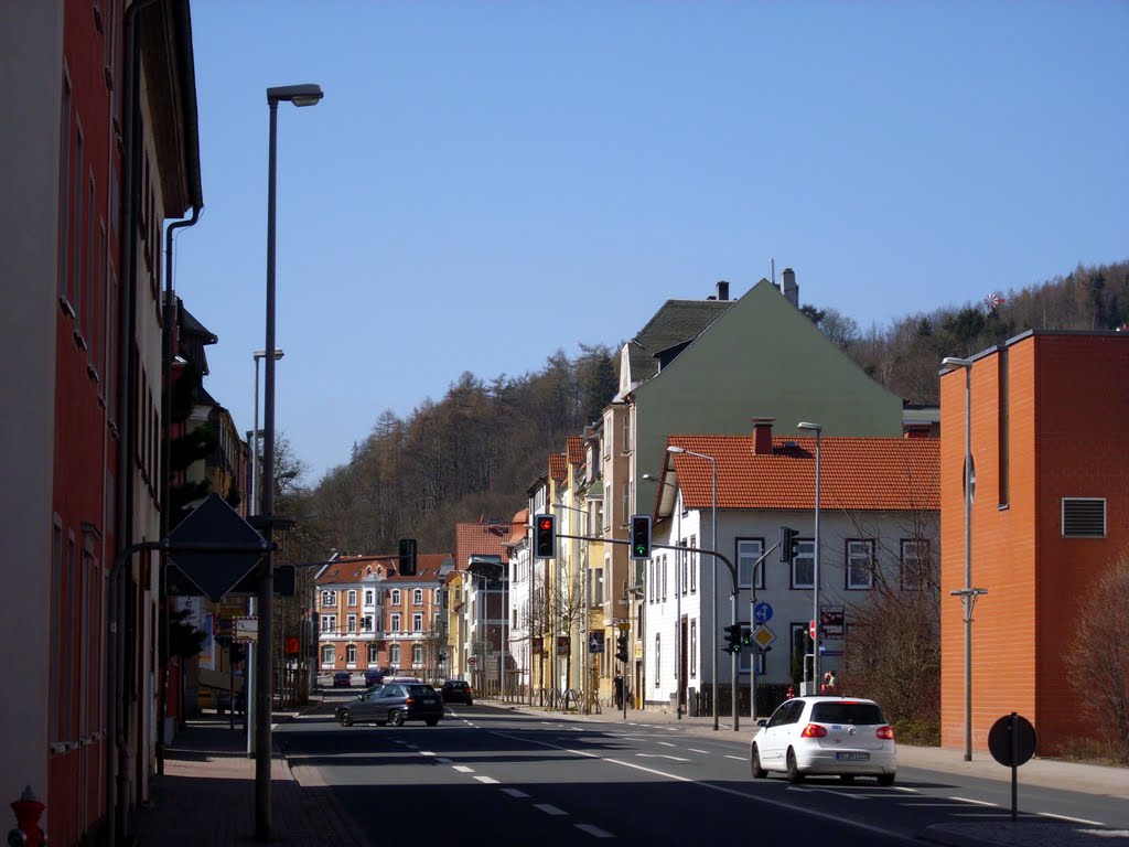 Ilmenau. Karl-Liebknecht-Straße by Mykola Czerjoszyn