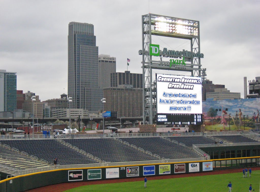 Brand new TD Ameritrade Park Omaha. Open House April 18th, 2011. Home of the College World Series by jiminomaha1