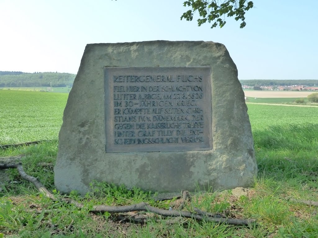 Germany, Lutter, Gedenkstein für General Fuchs/ Schlacht bei Lutter am Barenberge by aurorajolanda - NO VIEW!