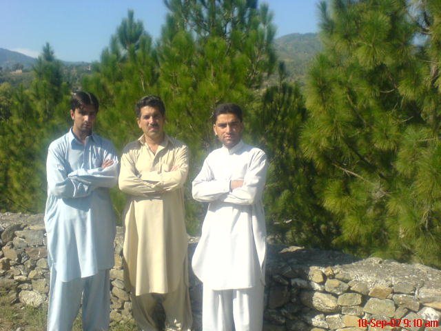 Salim khan with javed and habibullah in Manja by Mohammad salim khan