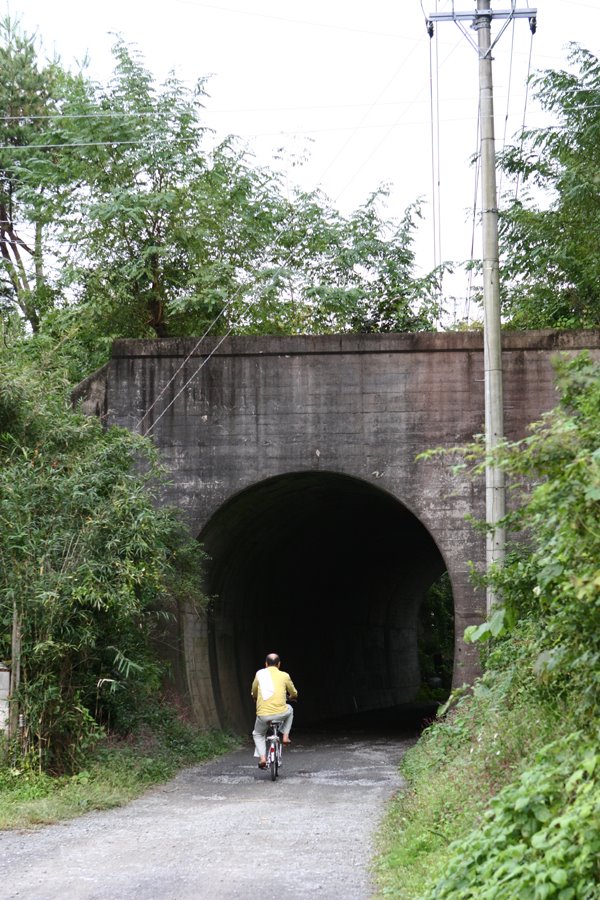 Old tunnel of the coal mine railroad（常磐炭鉱専用鉄道小野田線の宝海隧道） by urapyon