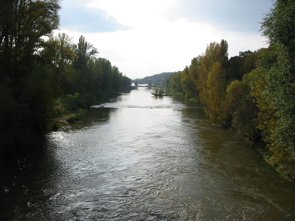 Tours - Un bras de la Loire et le Pont de Pierre by Athanasius Clay