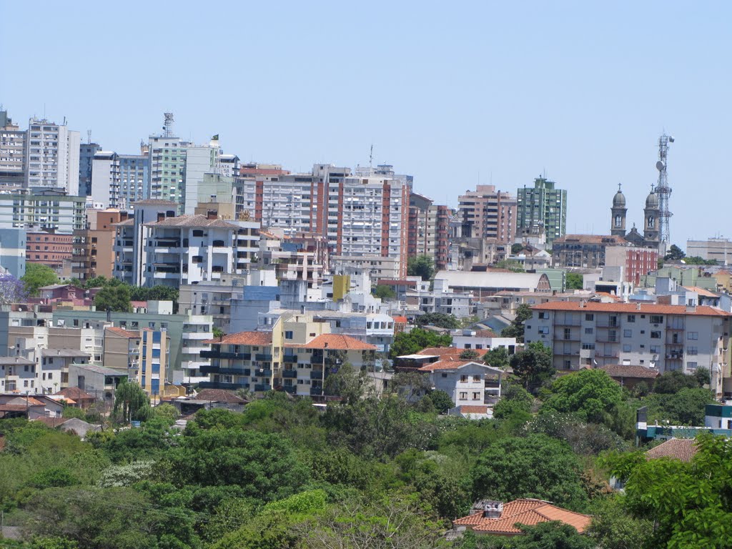 Vista parcial do centro de Santa Maria - Novembro de 2010 by Edmilson Machado