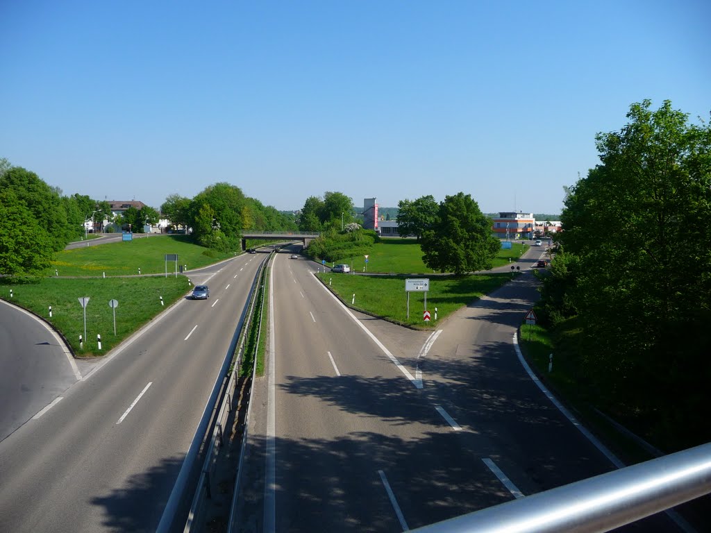 Kornwestheim Brücke Hallenbad B27 Richtung Ludwigsburg by mostfass