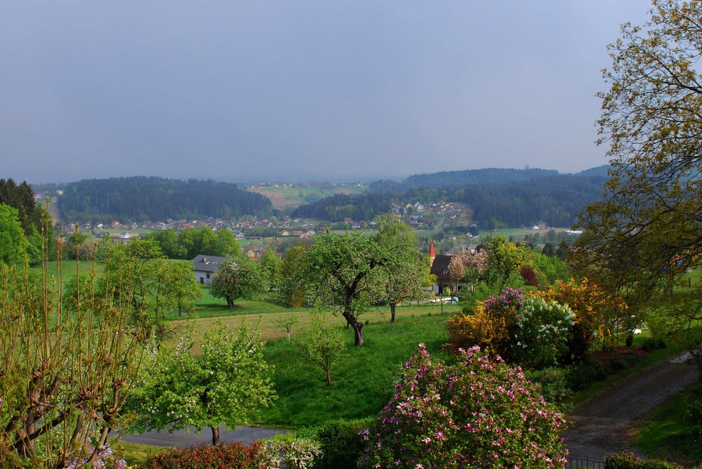 Ligistberg, Blick auf Ligist by Toni Schröttner