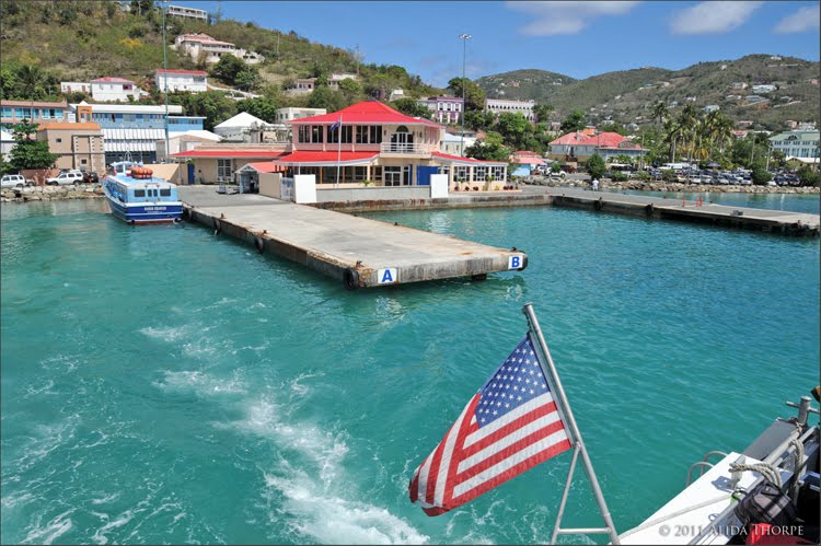 Ferry dock by Alida Thorpe