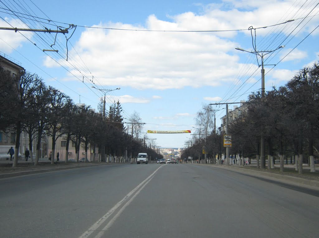 Движение по проспекту Ленина (на север) / Traffic on the Lenin Prospect (View on north) by Гео I