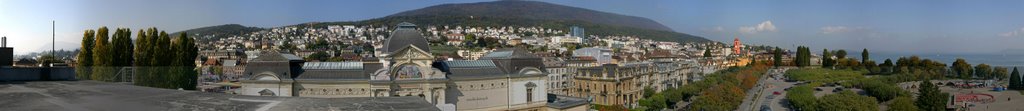 Panorama de Neuchâtel, vue vers le Nord by charcham