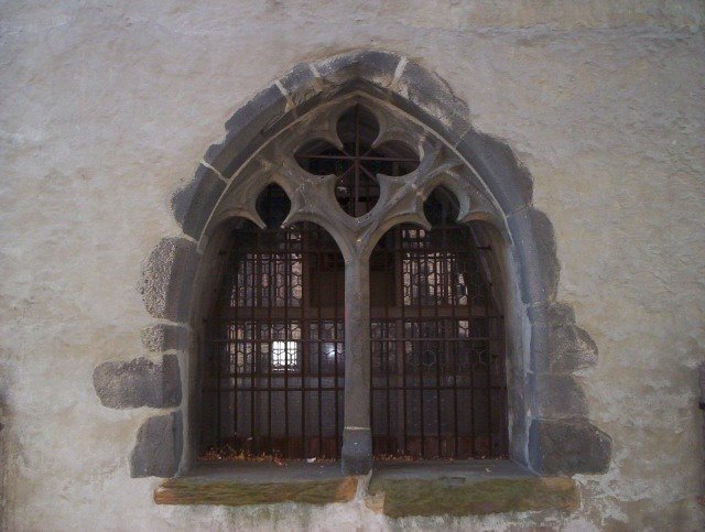 Church window in Butzbach, Hessen, Germany by Lillimi