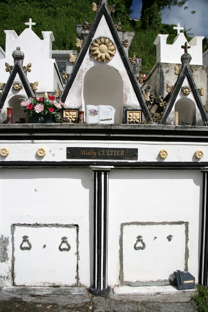 Cimetière, Rivière-Pilote, Martinique, France by Hans Sterkendries