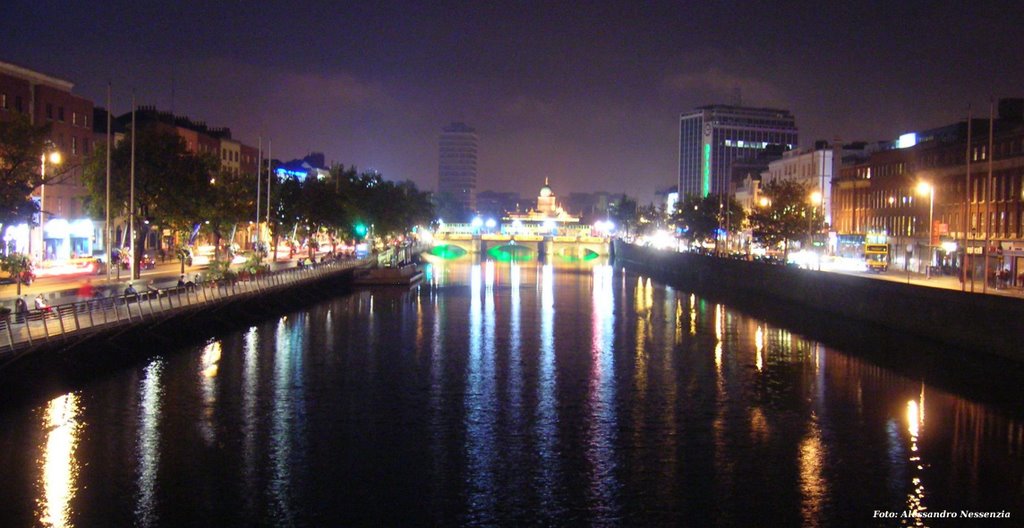 Dublin - By Night by Alessandro Nessenzia