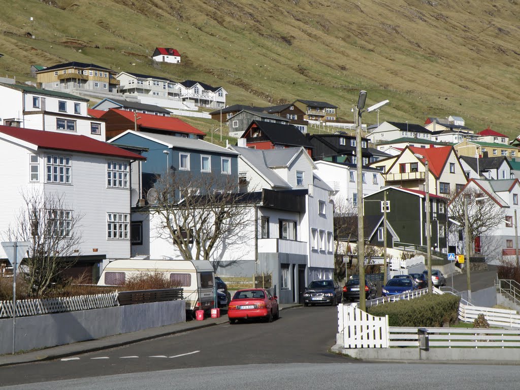 Toftavegur, Vágur, Faroe Islands by Eileen Sandá