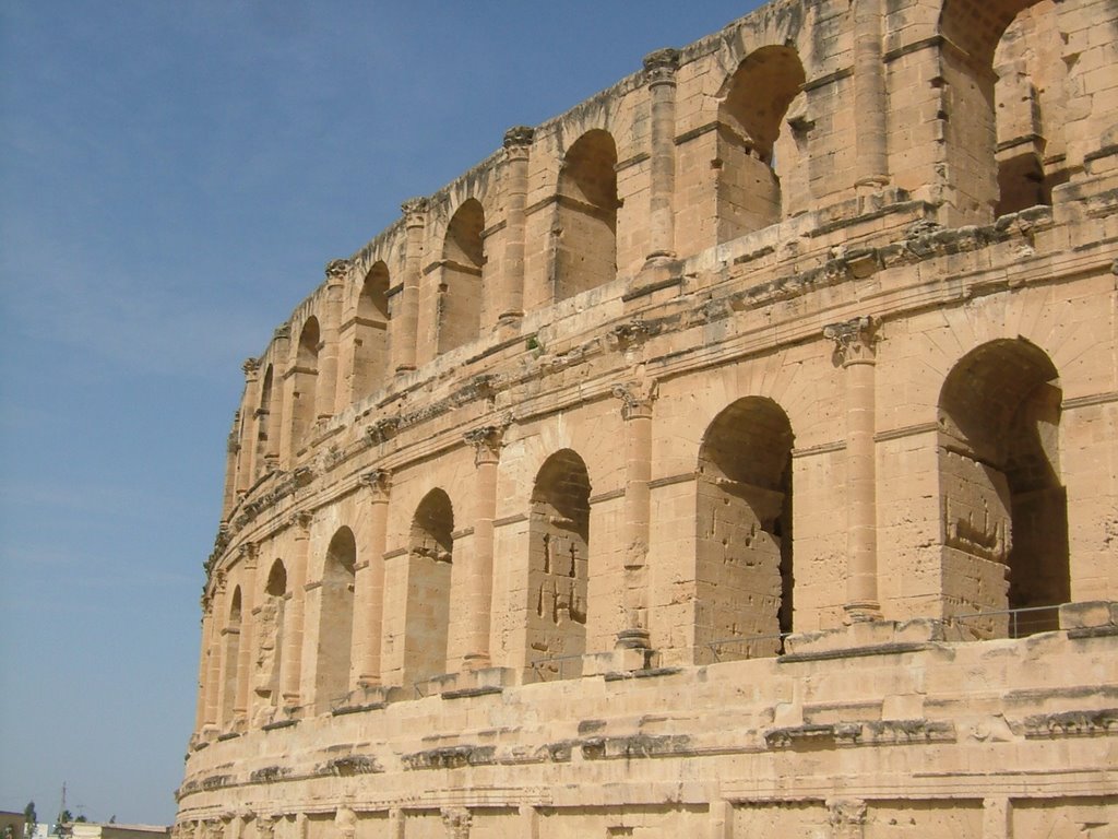 El Jem Coliseu, detail by AlexMatos