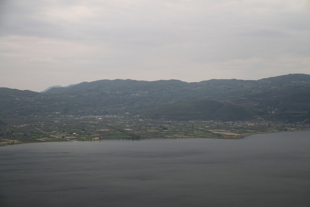 Trihonida Lake (East Side) - View from Petrochori by Handrianus