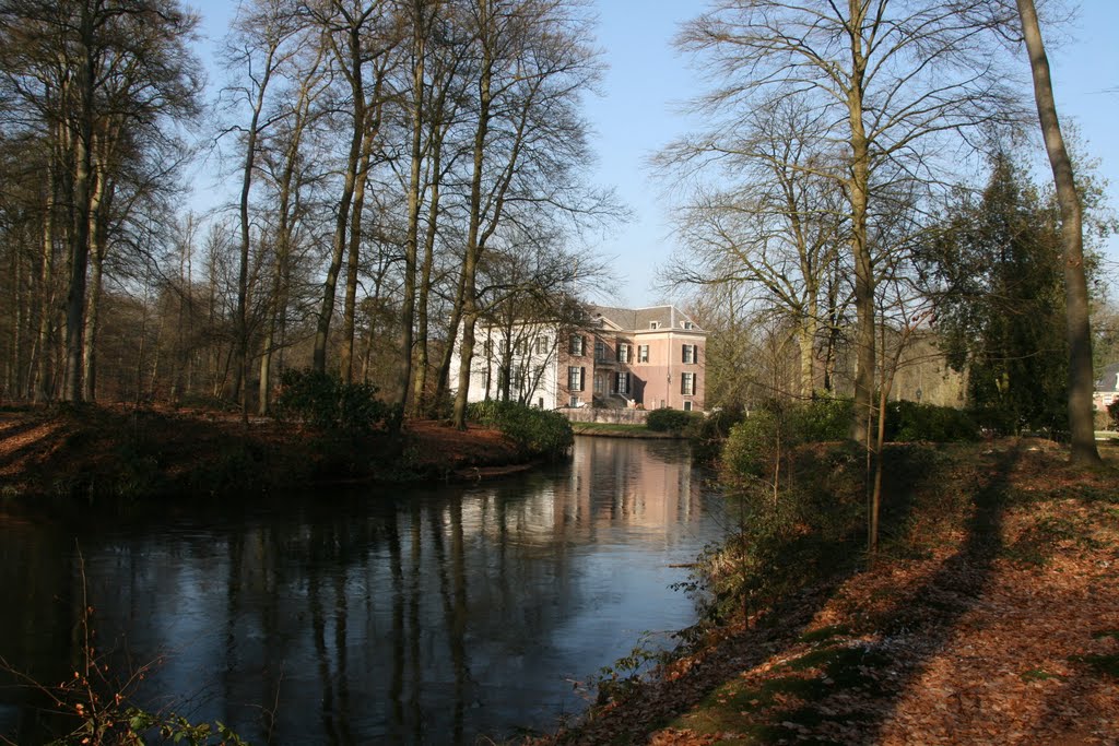 Gracht en huis Doorn in de winter by Carl030nl