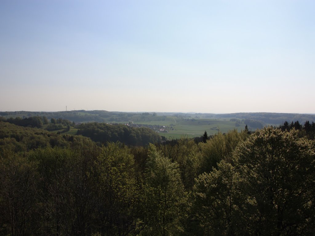 Vom Römersteinturm in Richtung Osten 2011 by MH75