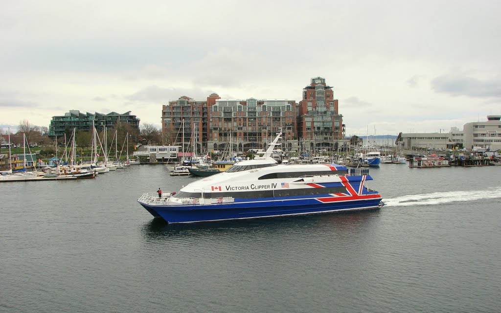 Victoria Clipper arriving from Seattle... by frtzw906