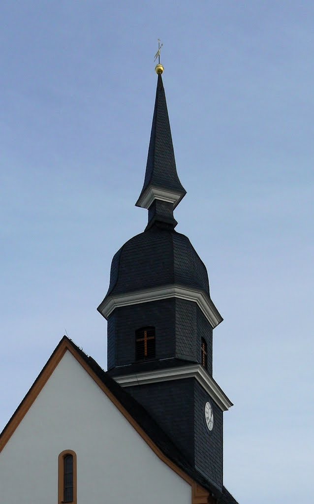 Lichtenau OT Ottendorf - Die Kirche zu Ottendorf, Turm 2001 saniert by Thomas Eichler